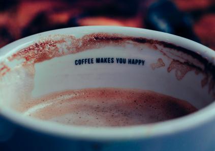 Café y felicidad