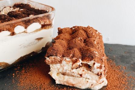 Tiramisú de café