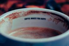 Café y felicidad